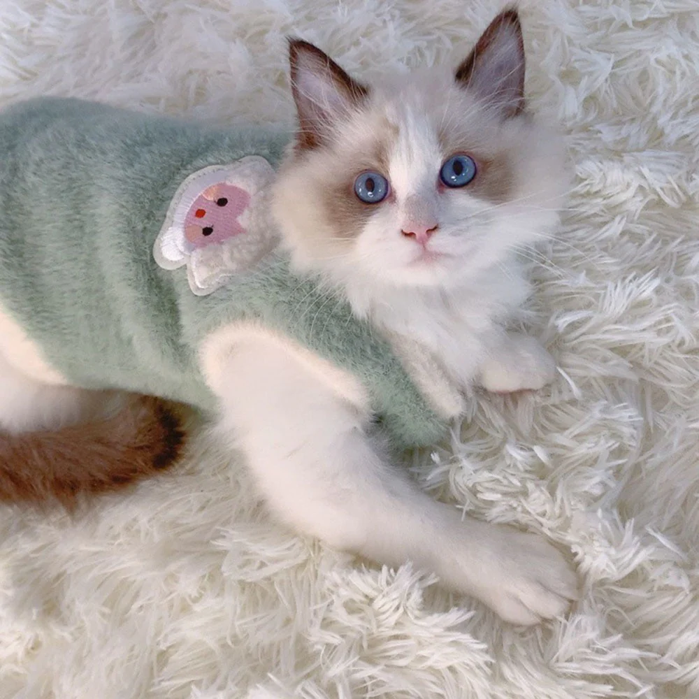 Blusa frio fofinha para gatinhos - Gigi - Image 5