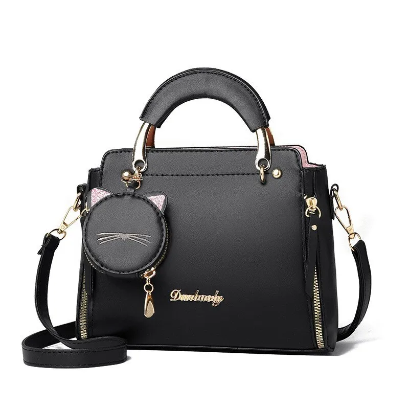 Bolsa Fashion Cat com chaveiro fofo de brinde! - Image 3