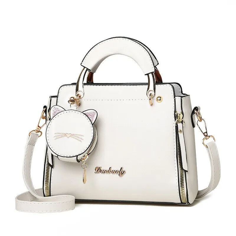 Bolsa Fashion Cat com chaveiro fofo de brinde! - Image 4