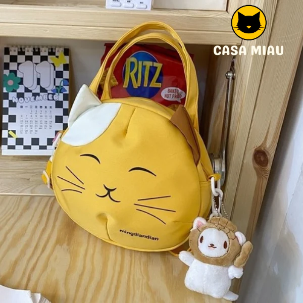 Bolsa gatinhos com chaveiro fofo de brinde - Meow - Image 4