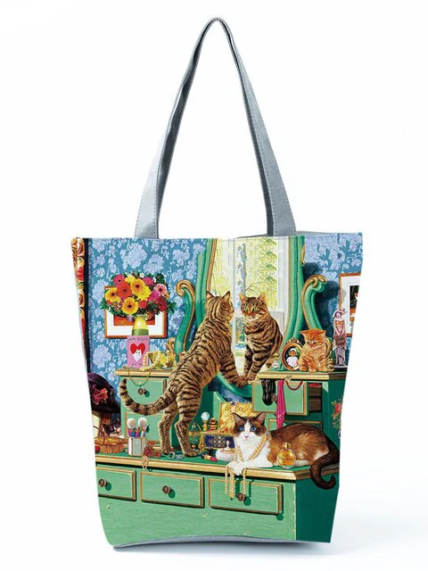 Bolsa de ombro impermeável - Amores por gatinhos® - Image 4