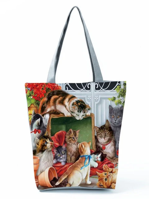 Bolsa de ombro impermeável - Amores por gatinhos® - Image 7