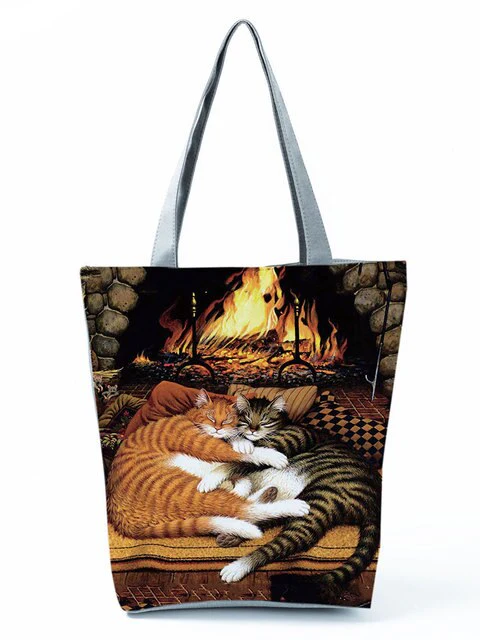 Bolsa de ombro impermeável - Amores por gatinhos® - Image 8