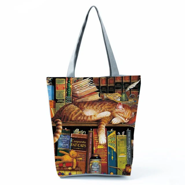 Bolsa de ombro impermeável - Amores por gatinhos® - Image 9