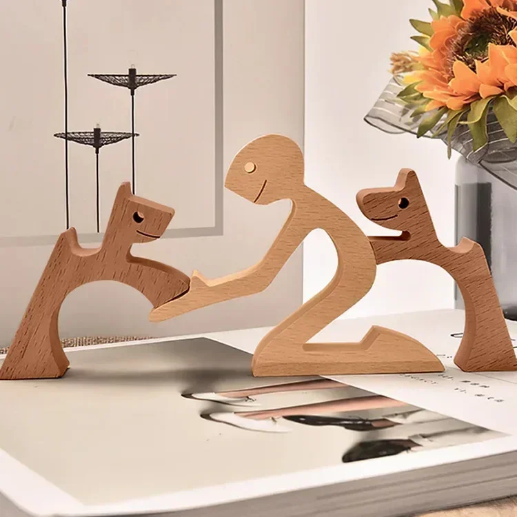Escultura de madeira - Amor Pet - Image 10
