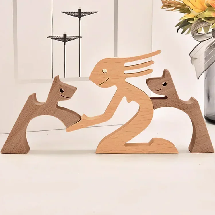 Escultura de madeira - Amor Pet - Image 9