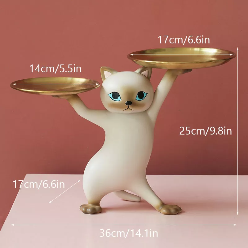Escultura Gatinho Garçom - Image 5
