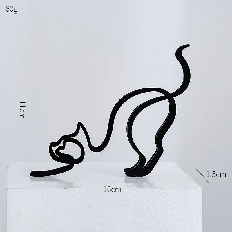 Escultura Minimalista 3D - Catito - Image 3