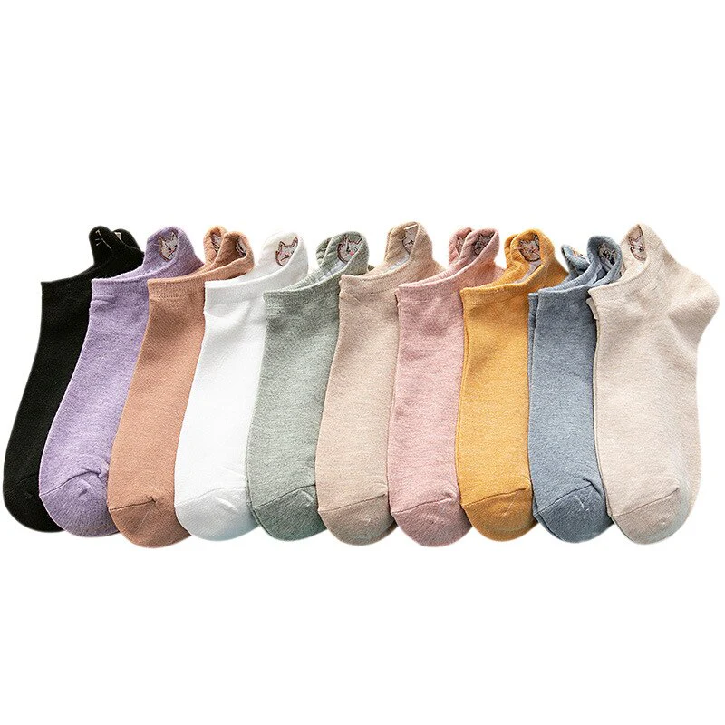 Kit 10 pares de meias Gatinho fofo - Image 6